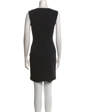 Diane von Furstenberg Scoop Neck Mini Dress
