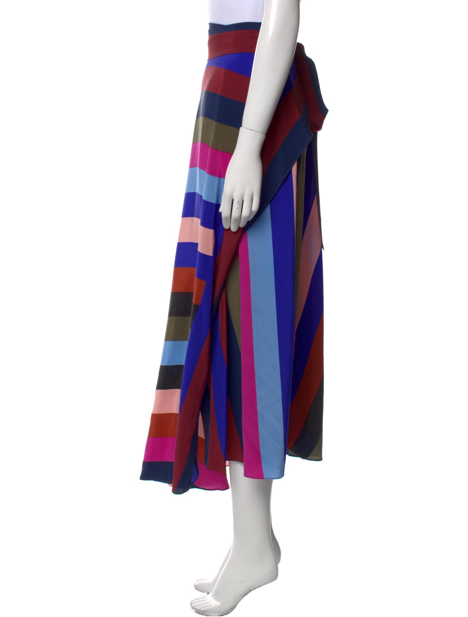 Diane von Furstenberg Silk Midi Length Skirt