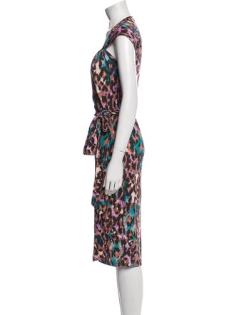 Diane von Furstenberg Silk Printed Robe