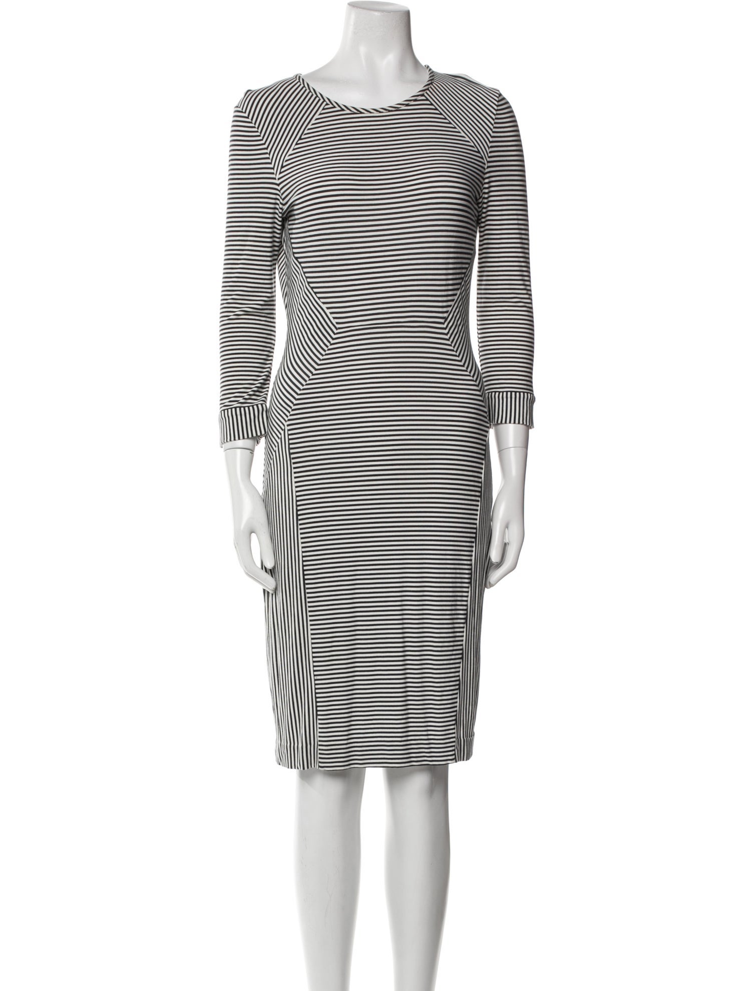 Diane von Furstenberg Striped Knee-Length Dress