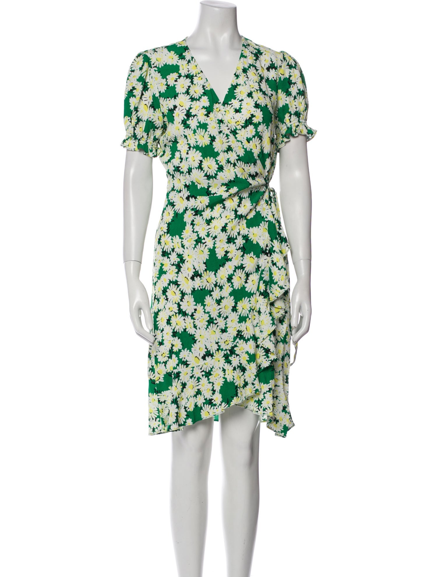 Diane von Furstenberg Floral Print Mini Dress