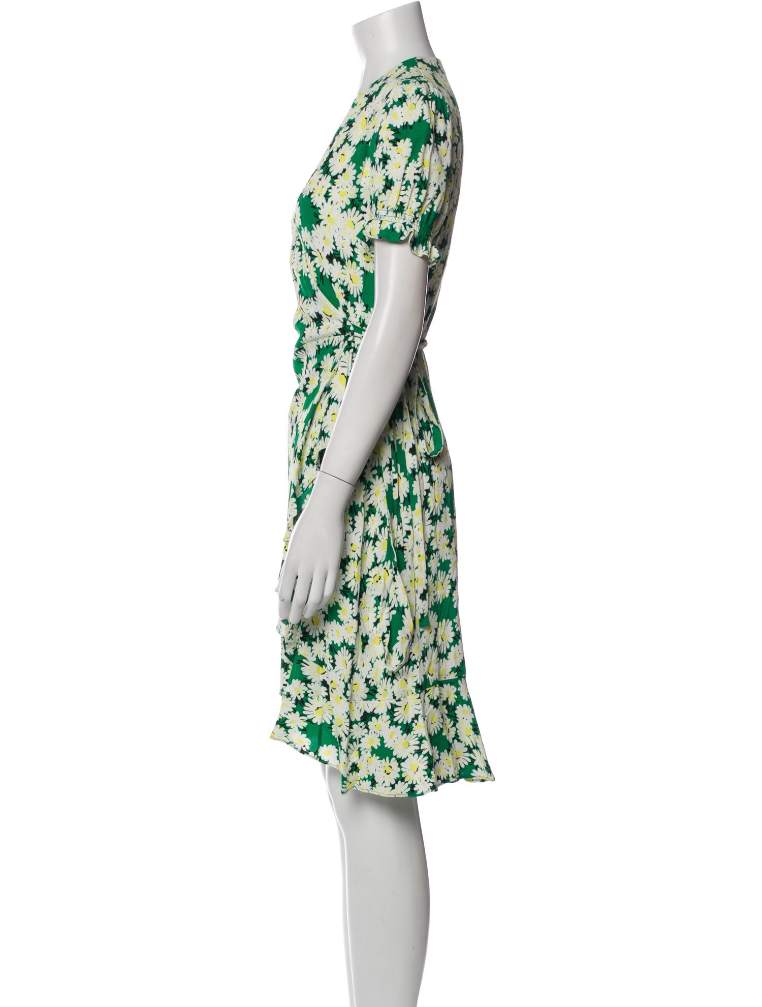 Diane von Furstenberg Floral Print Mini Dress