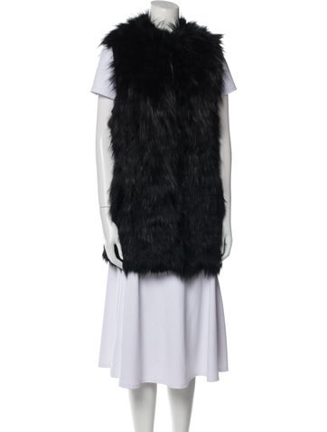 Diane von Furstenberg Jackets Fox Fur Jacket L