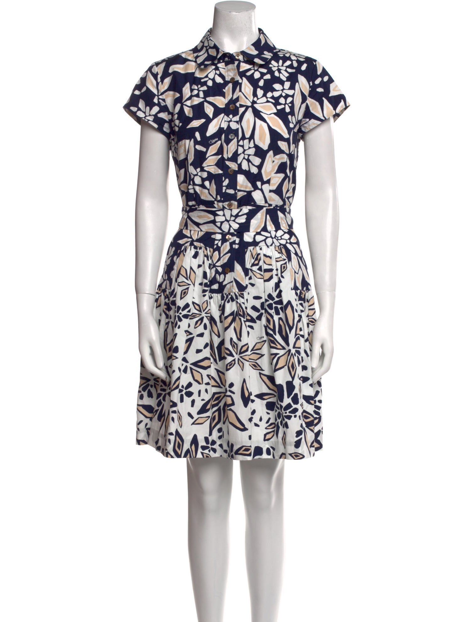Diane von Furstenberg Printed Mini Dress