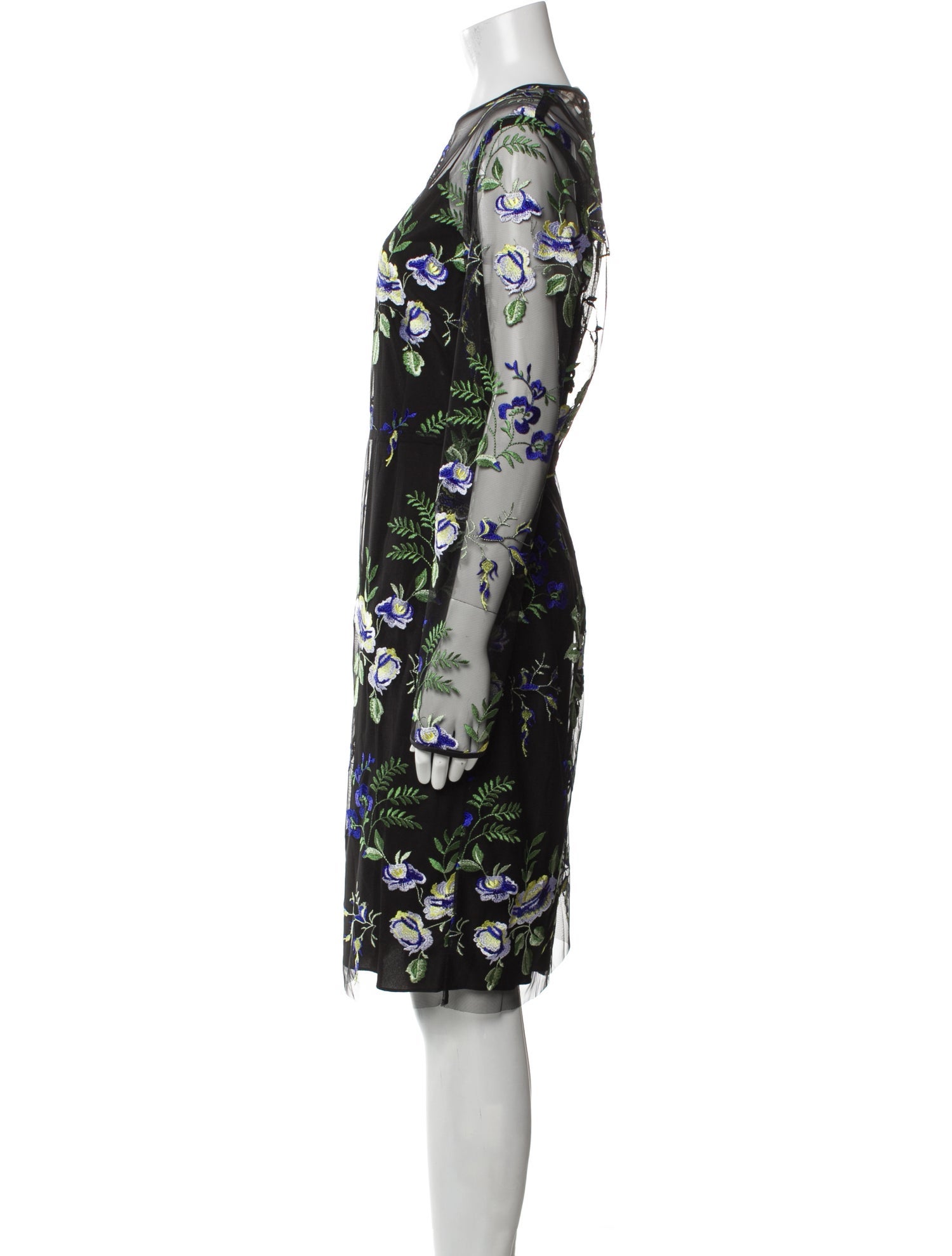 Diane von Furstenberg Floral Print Midi Length Dress w/ Tags