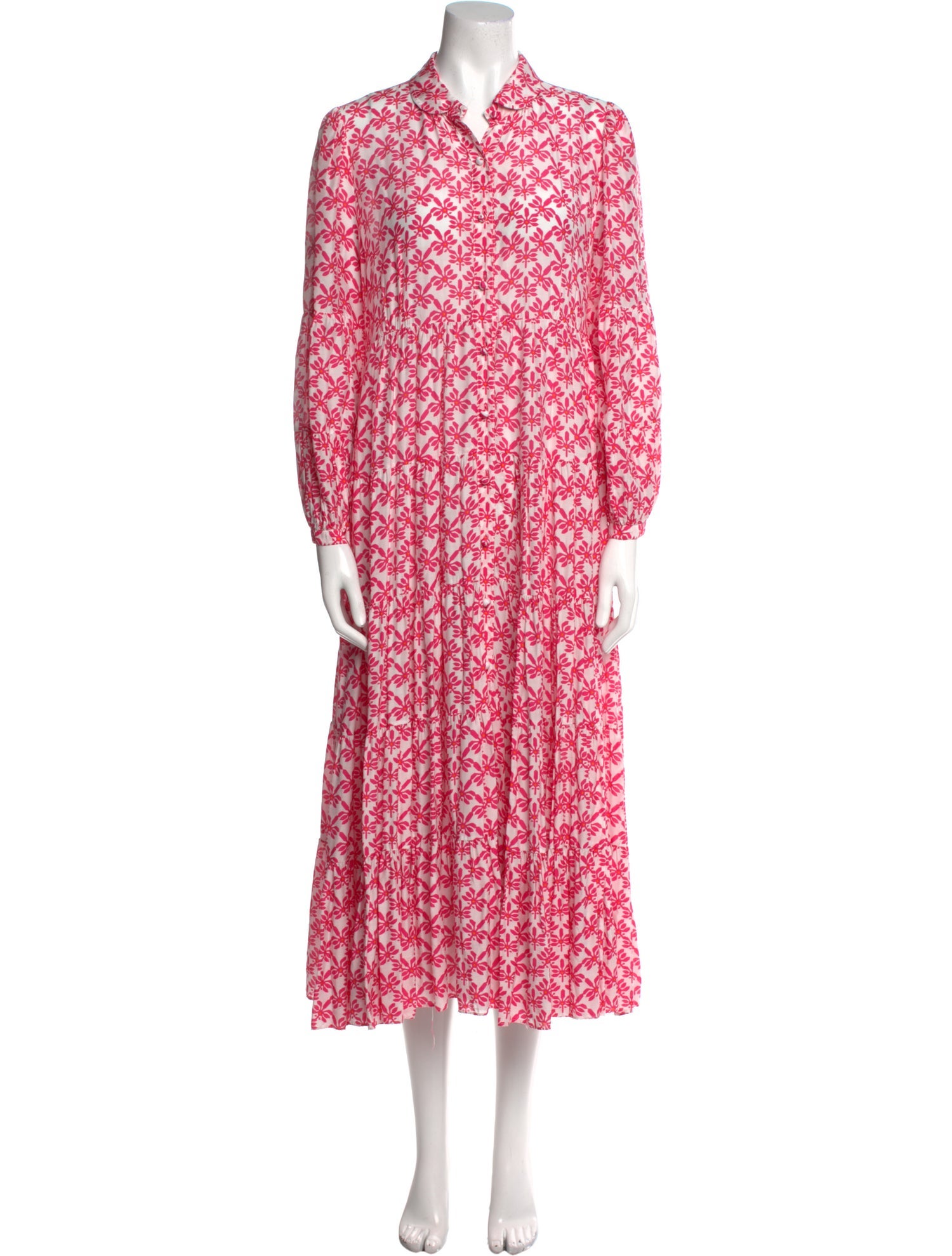 Diane von Furstenberg Floral Print Long Dress