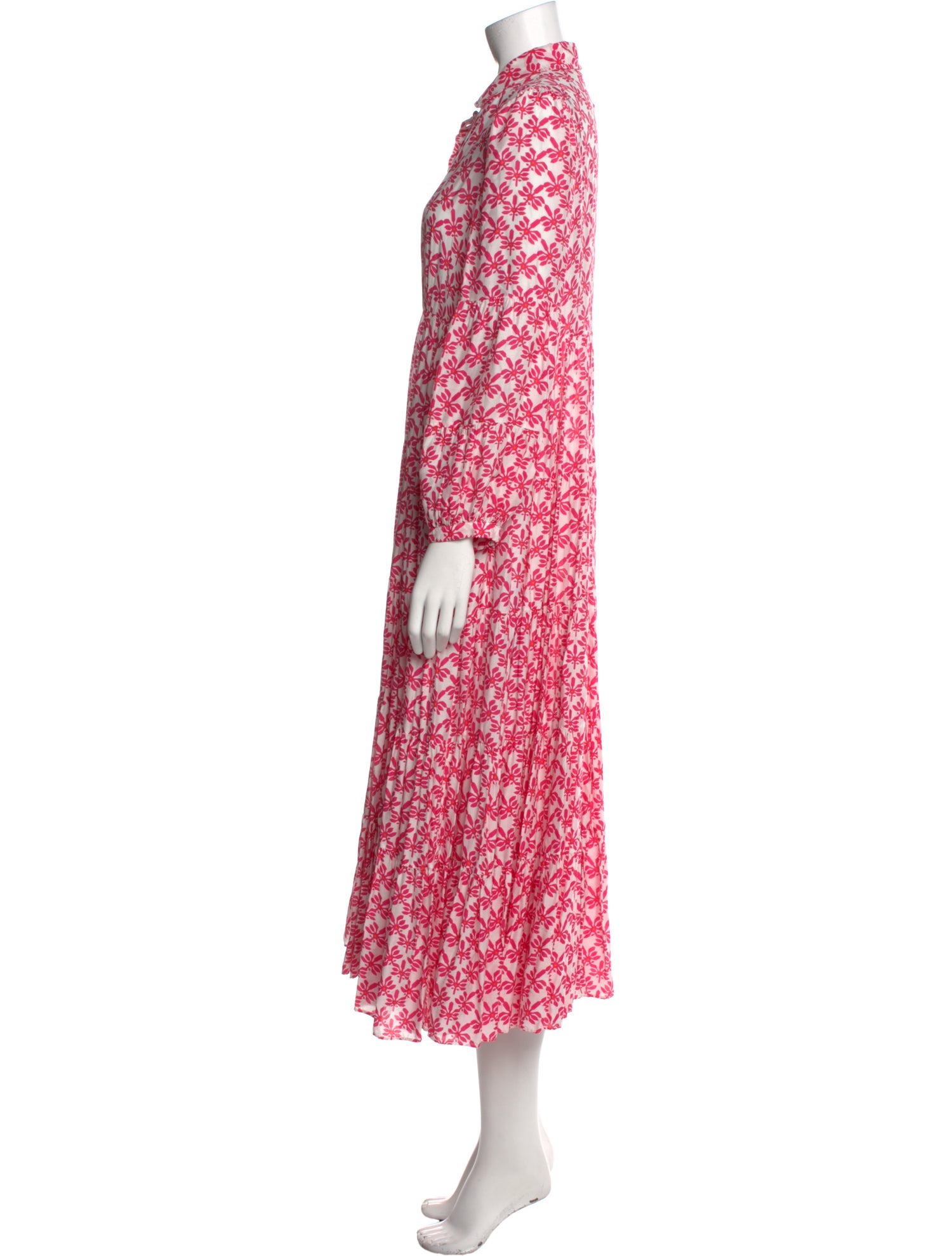 Diane von Furstenberg Floral Print Long Dress