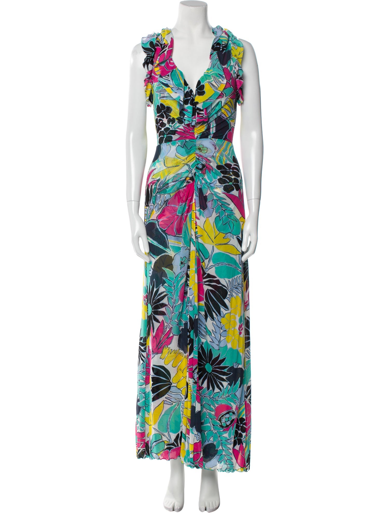 Diane von Furstenberg Nylon Long Dress