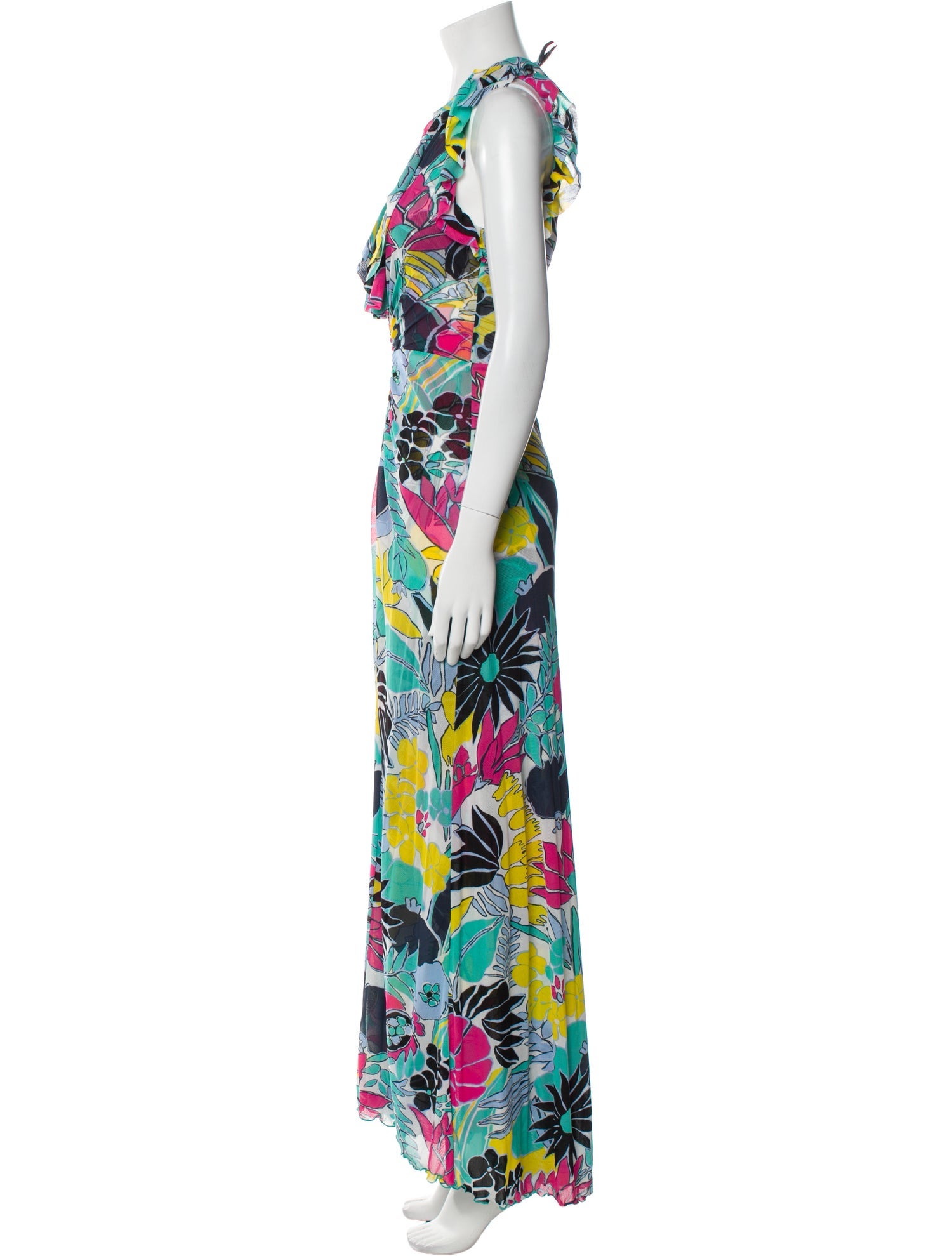 Diane von Furstenberg Nylon Long Dress