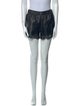 Diane von Furstenberg Leather Mini Shorts