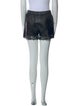 Diane von Furstenberg Leather Mini Shorts