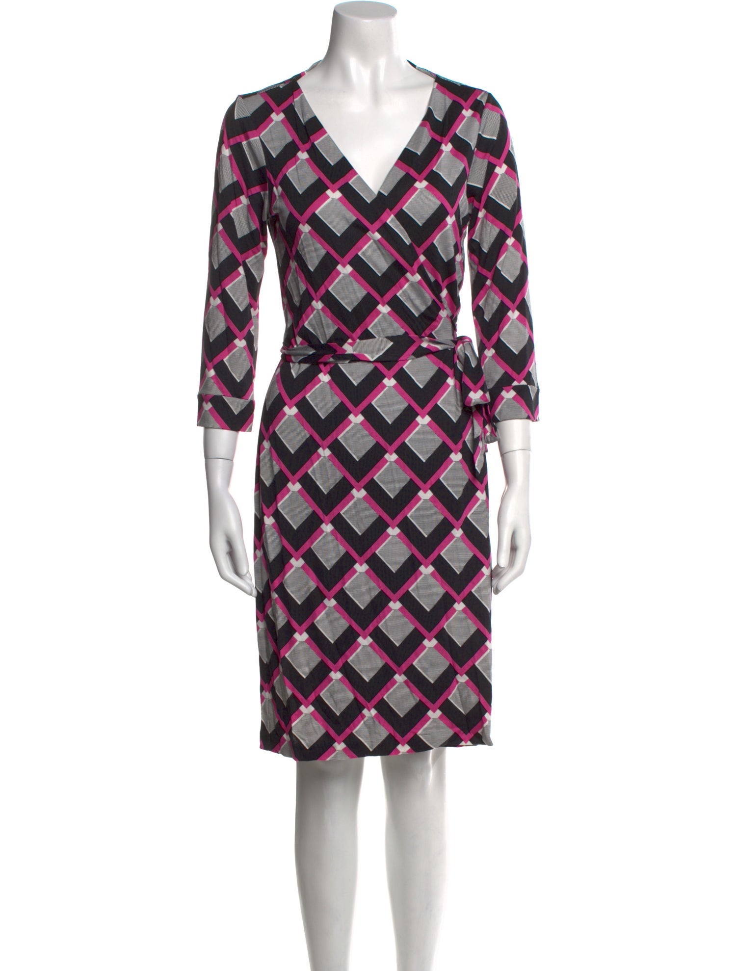 Diane von Furstenberg Silk Knee-Length Dress