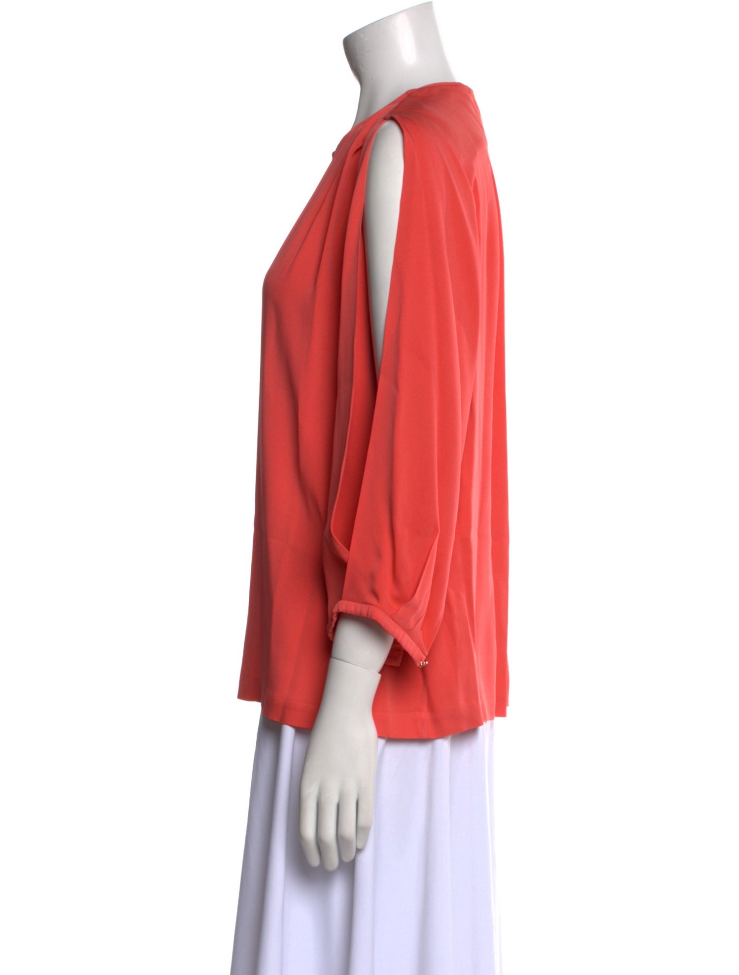 Diane von Furstenberg Silk Crew Neck Blouse