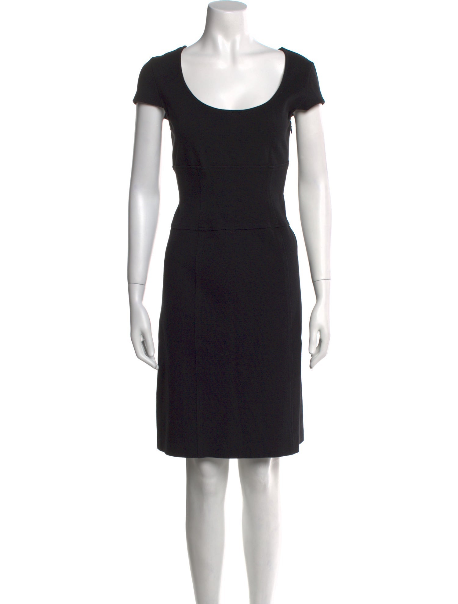 Diane von Furstenberg Scoop Neck Knee-Length Dress