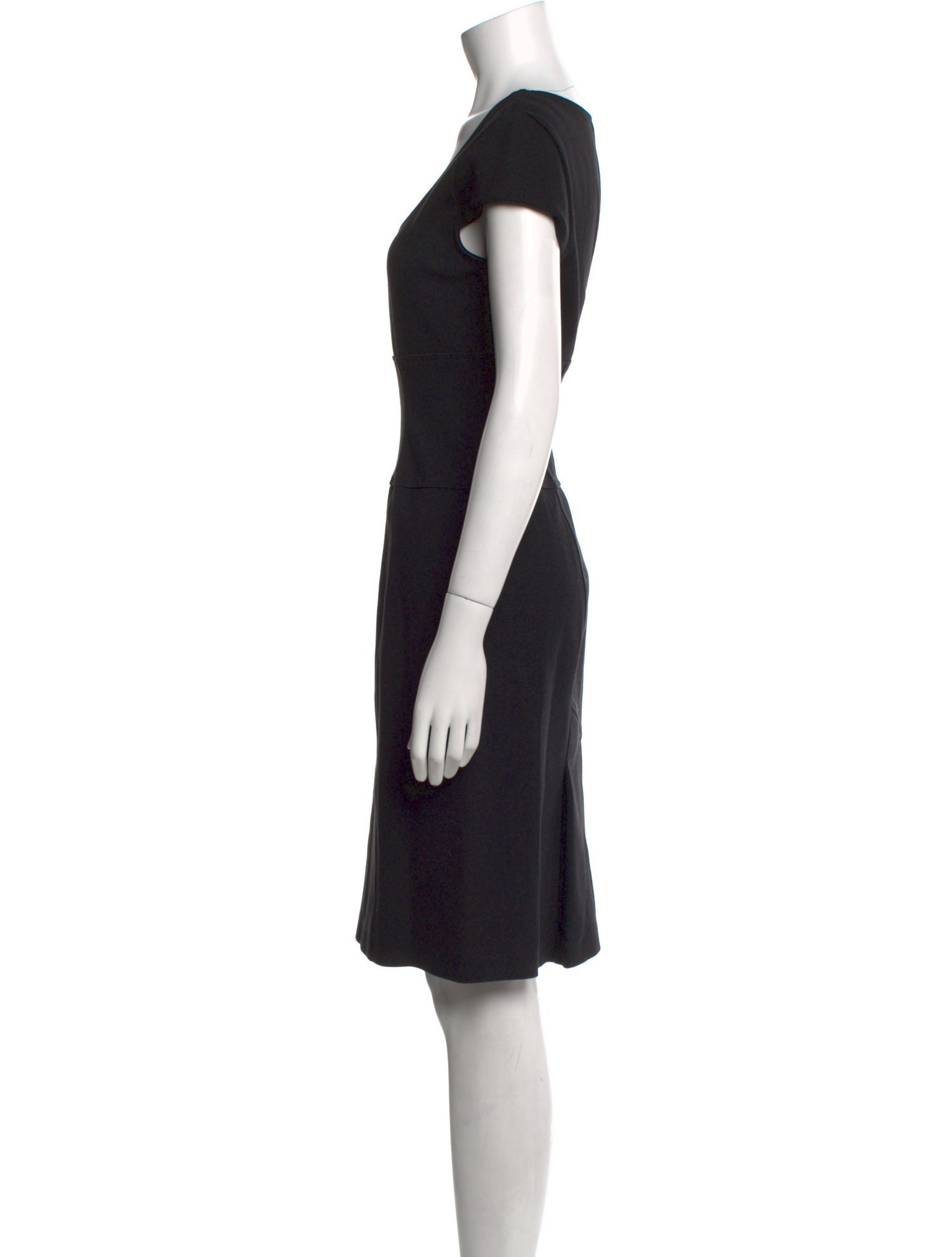 Diane von Furstenberg Scoop Neck Knee-Length Dress