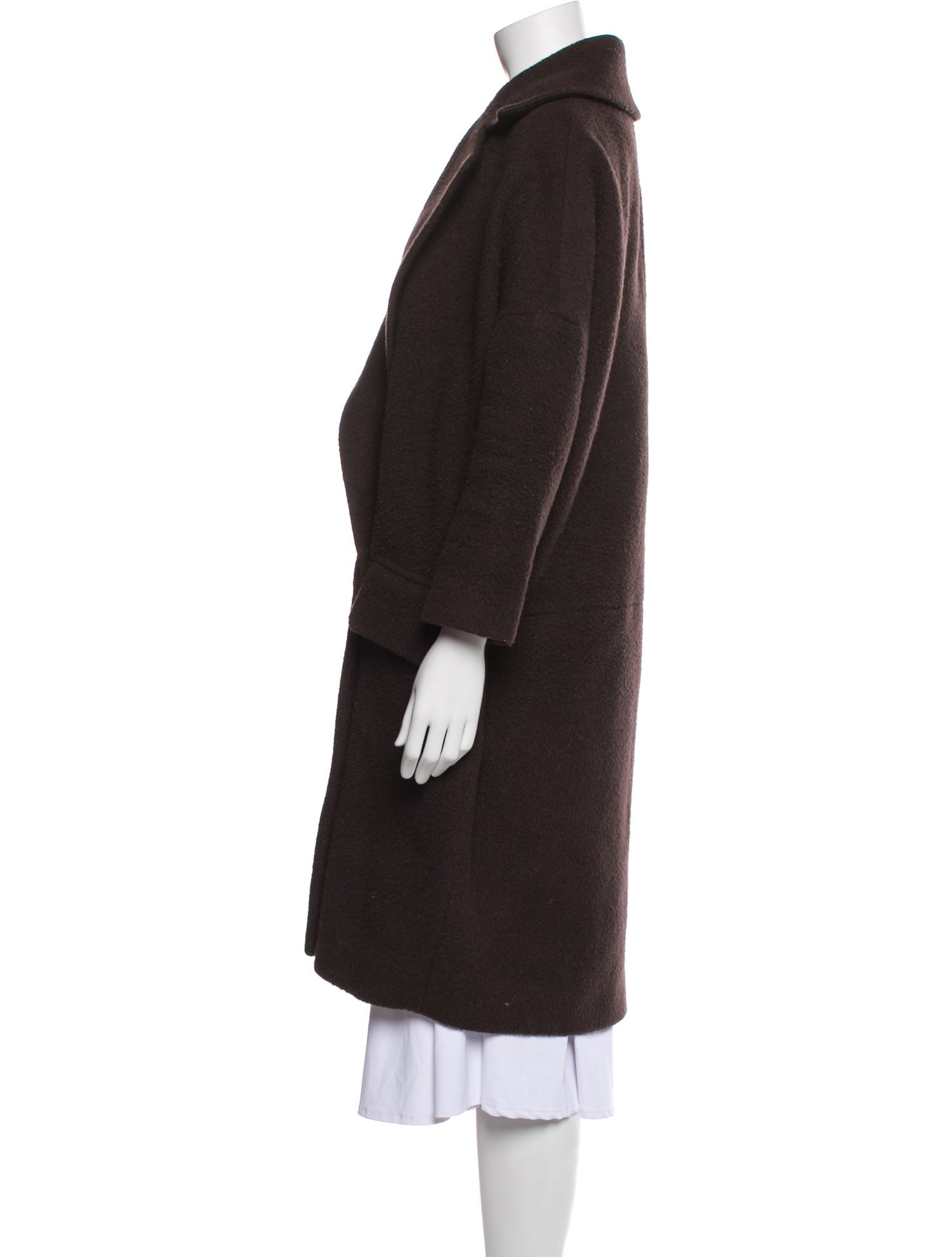 Diane von Furstenberg Wool Faux Fur Coat