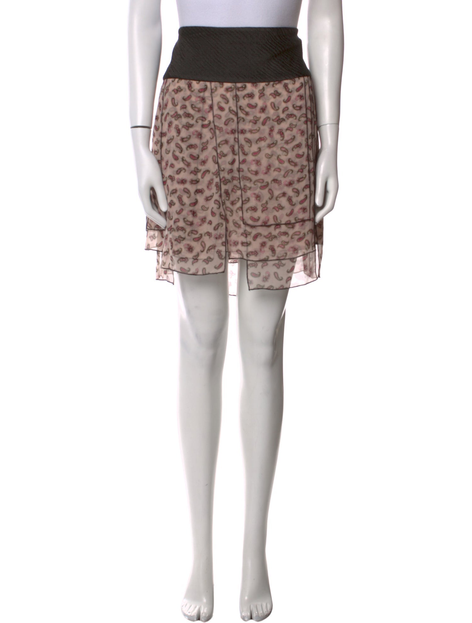 Diane von Furstenberg Silk Mini Skirt w/ Tags