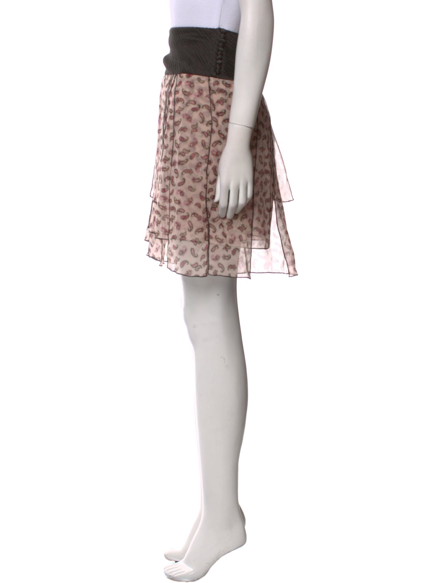 Diane von Furstenberg Silk Mini Skirt w/ Tags