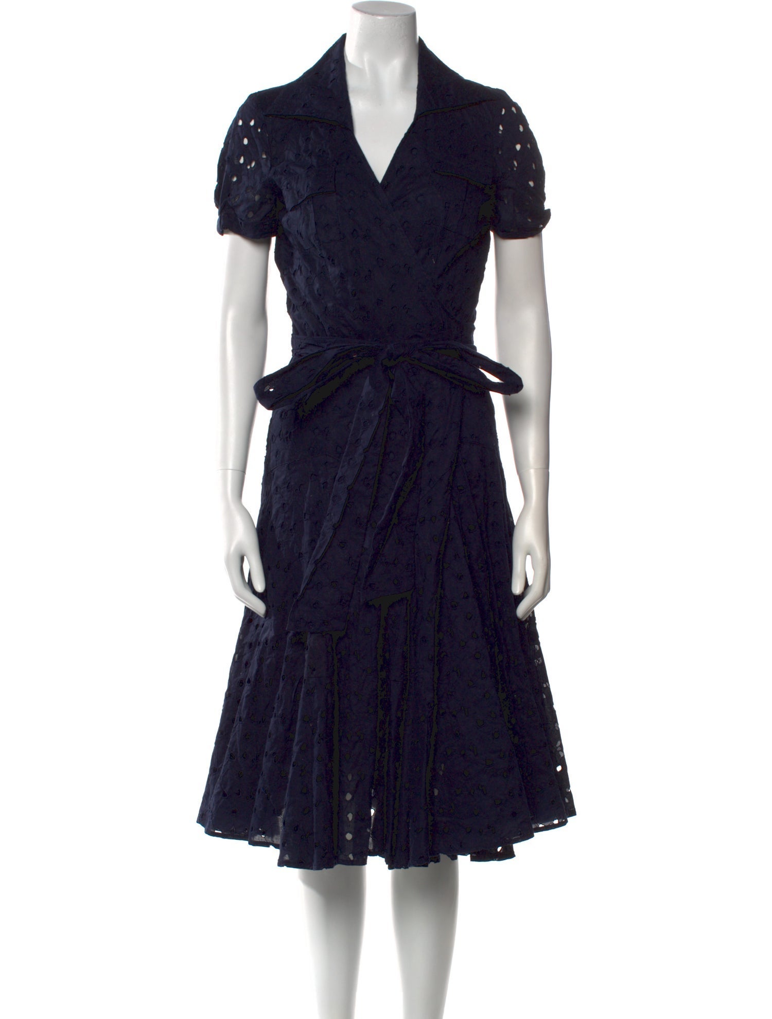 Diane von Furstenberg Printed Midi Length Dress