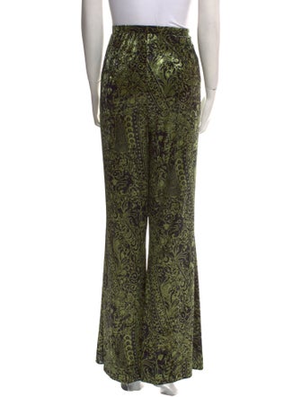 Diane von Furstenberg Printed Wide Leg Pants
