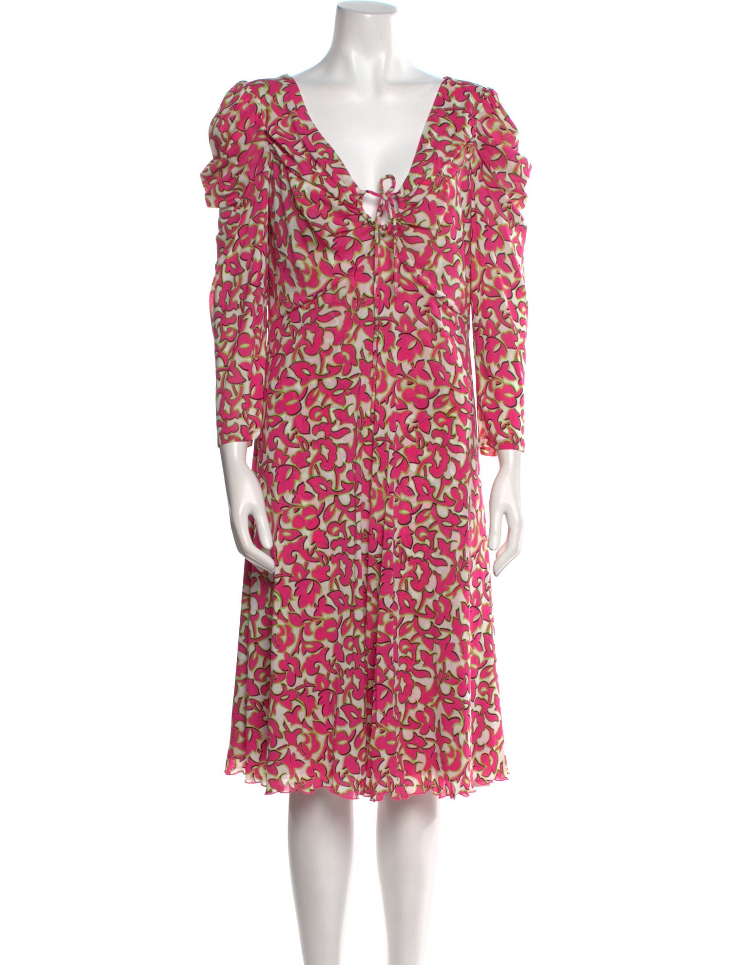 Diane von Furstenberg Nylon Midi Length Dress