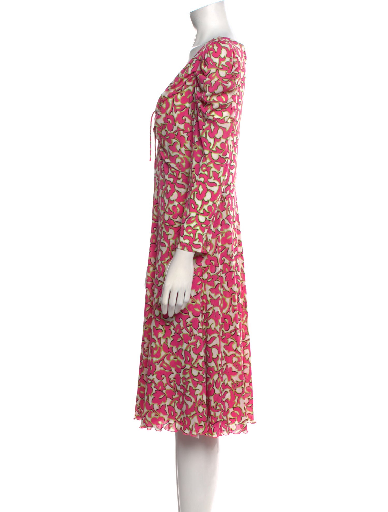 Diane von Furstenberg Nylon Midi Length Dress