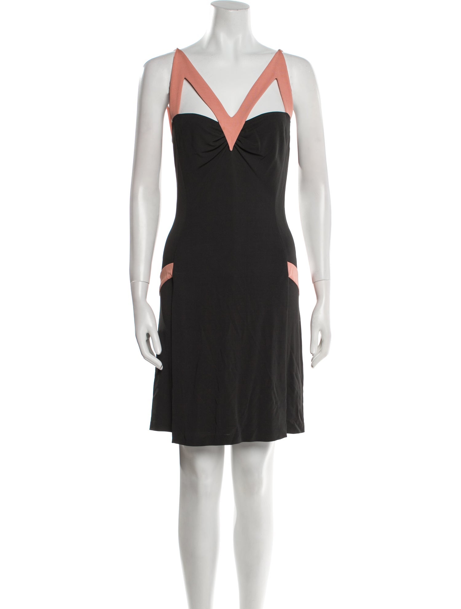 Diane von Furstenberg V-Neck Mini Dress