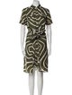 Diane von Furstenberg Printed Midi Length Dress