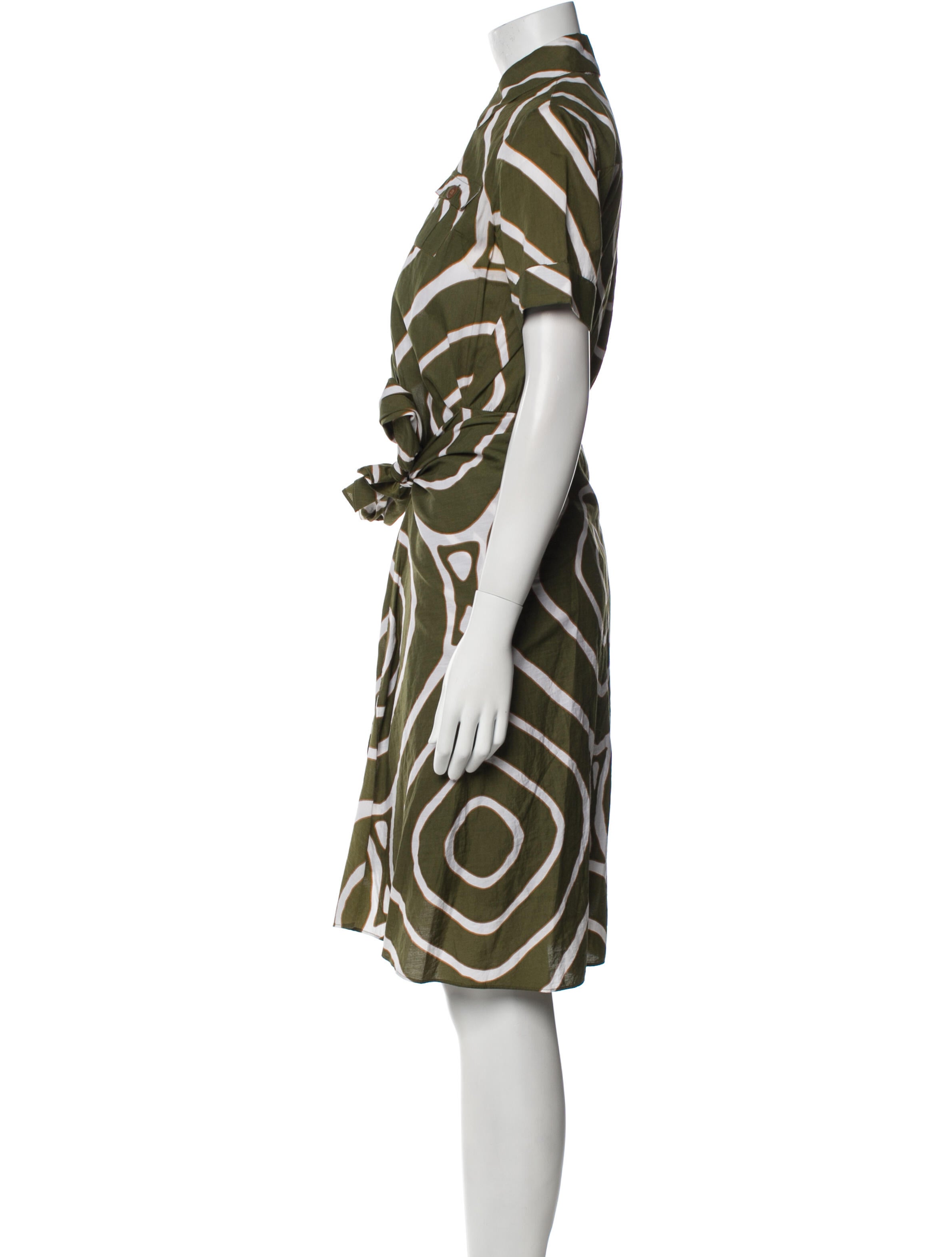 Diane von Furstenberg Printed Midi Length Dress