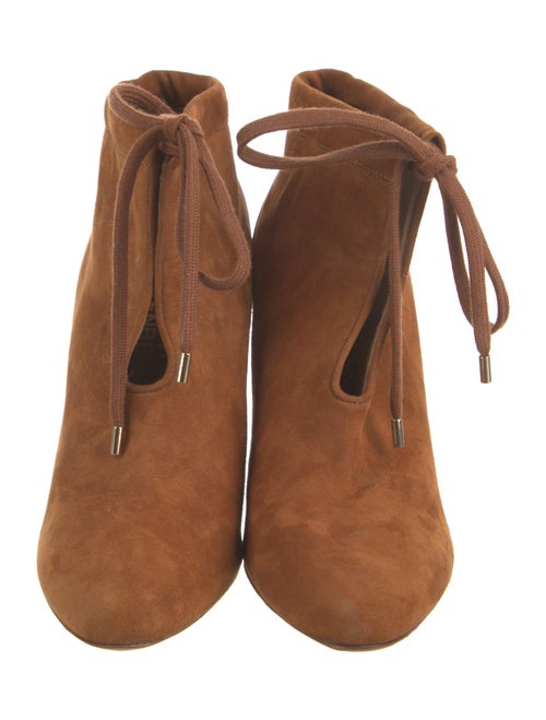 Diane von Furstenberg Suede Lace-Up Boots