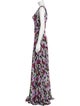 Diane von Furstenberg Floral Print Long Dress