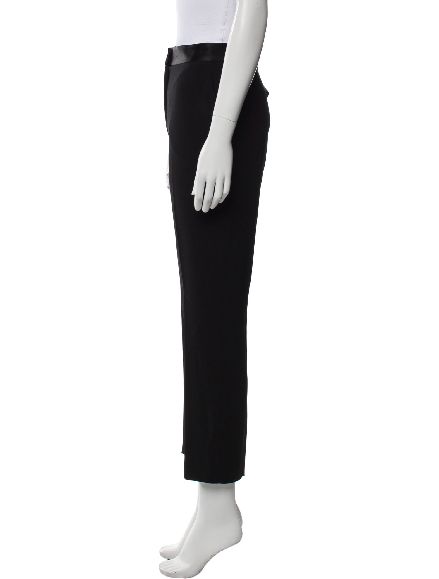 Diane von Furstenberg Virgin Wool Straight Leg Pants