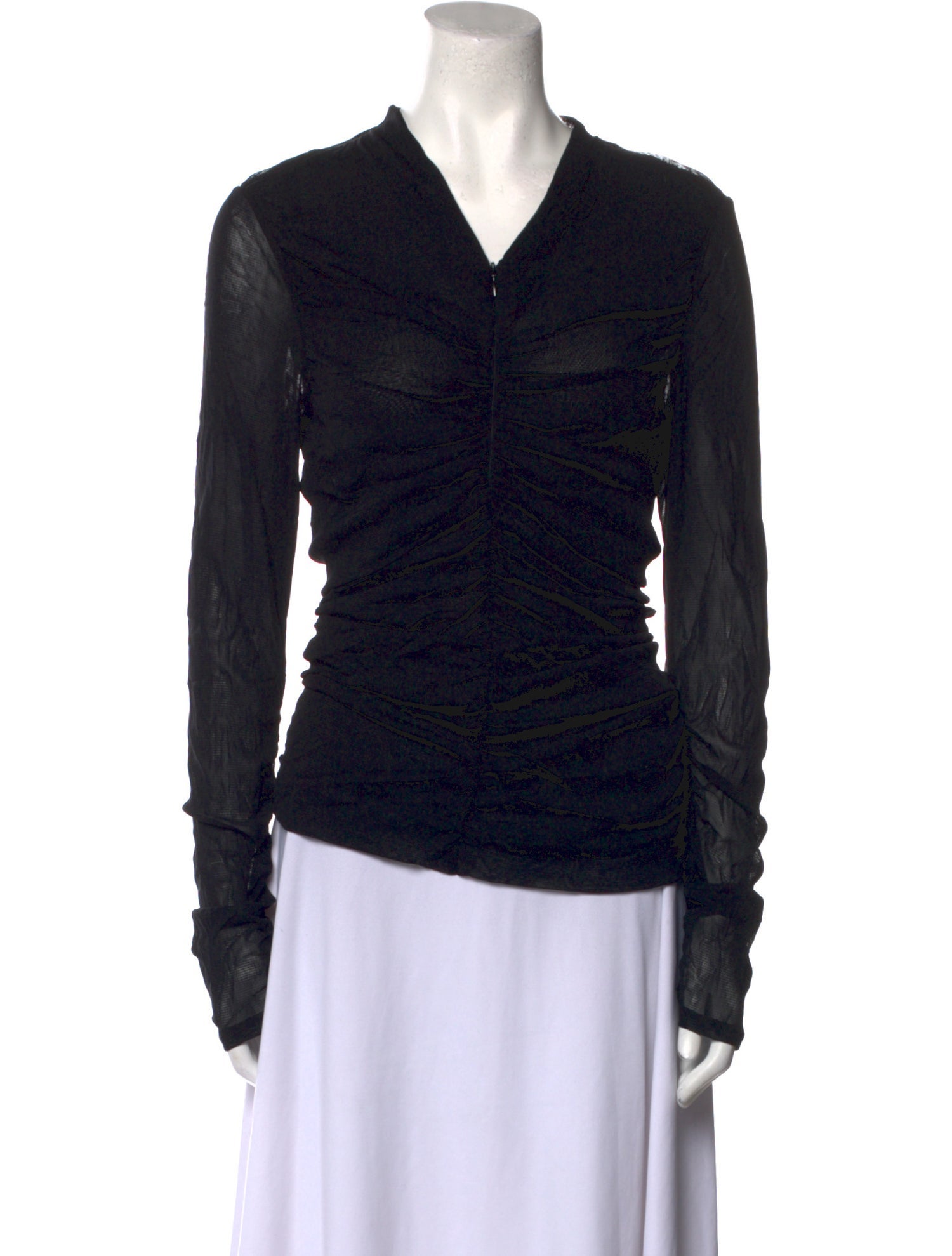 Diane von Furstenberg Nylon V-Neck Top w/ Tags