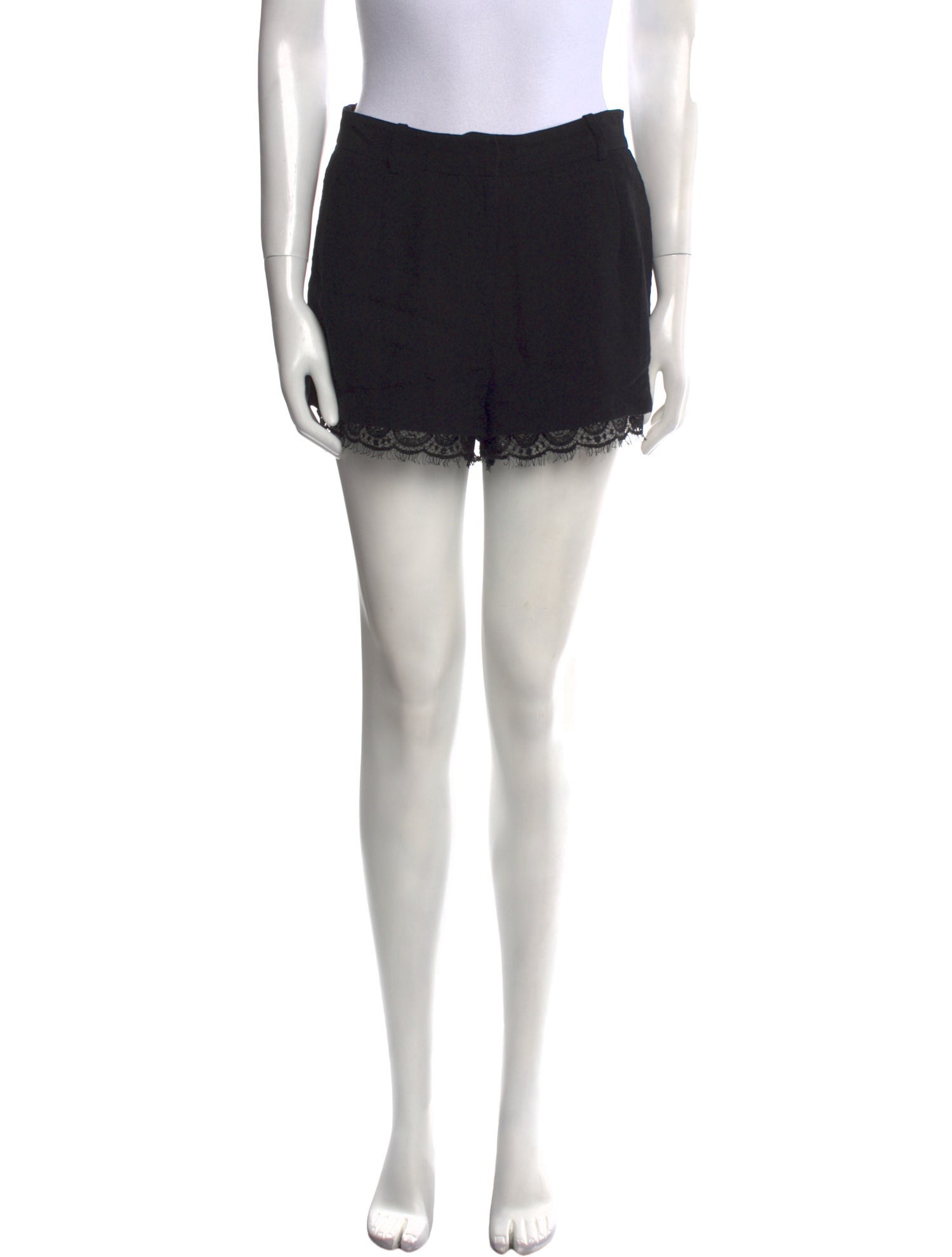 Diane von Furstenberg Lace Mini Shorts