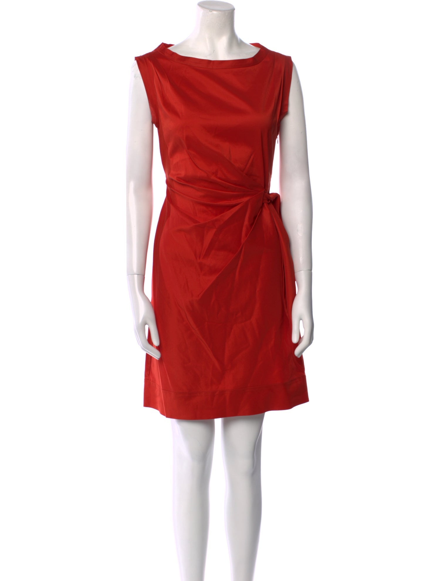 Diane von Furstenberg Bateau Neckline Mini Dress