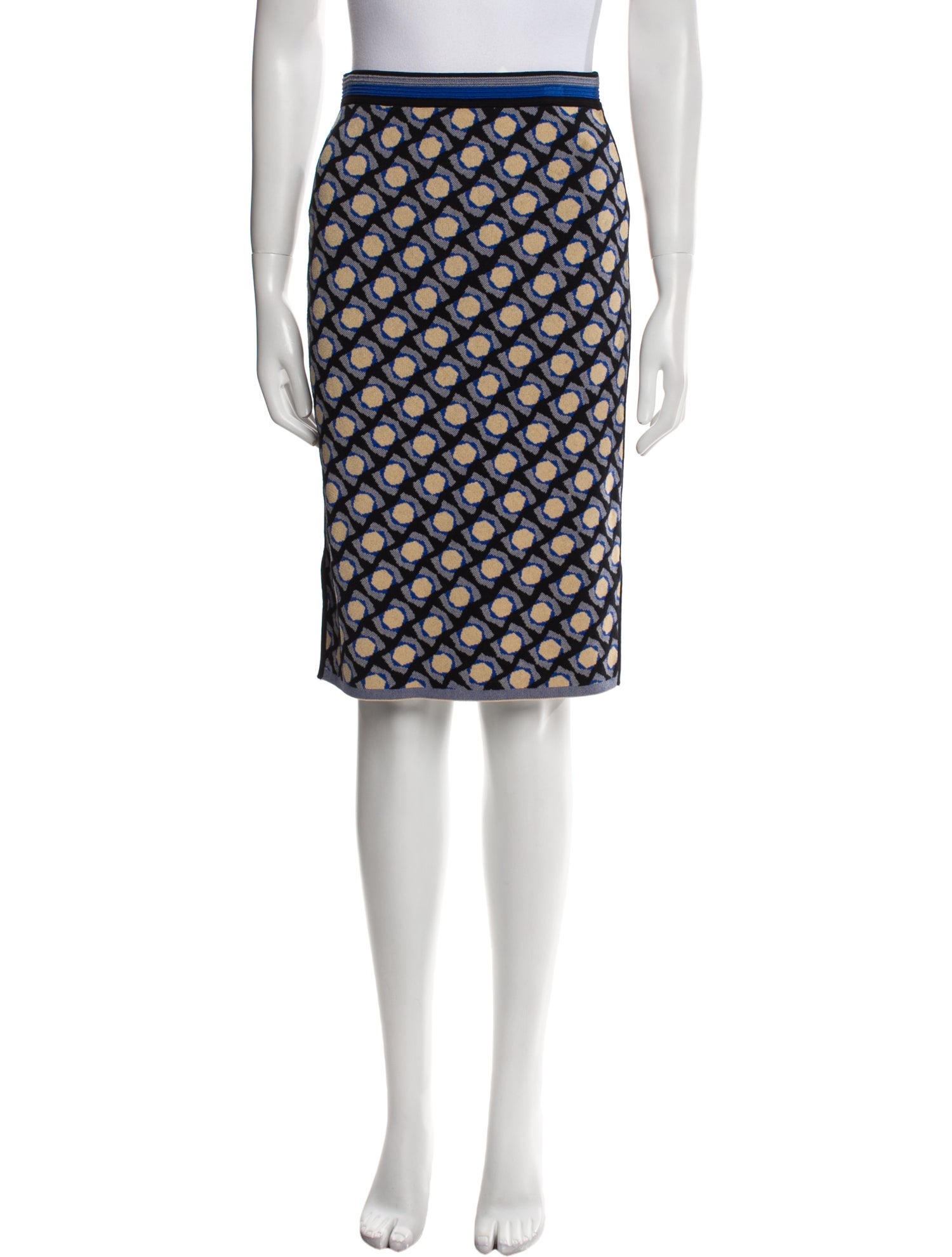 Diane von Furstenberg Printed Knee-Length Skirt