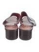 Diane von Furstenberg Leather Slides