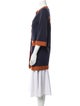Diane von Furstenberg Colorblock Pattern Coat