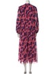 Diane von Furstenberg Floral Print Long Dress