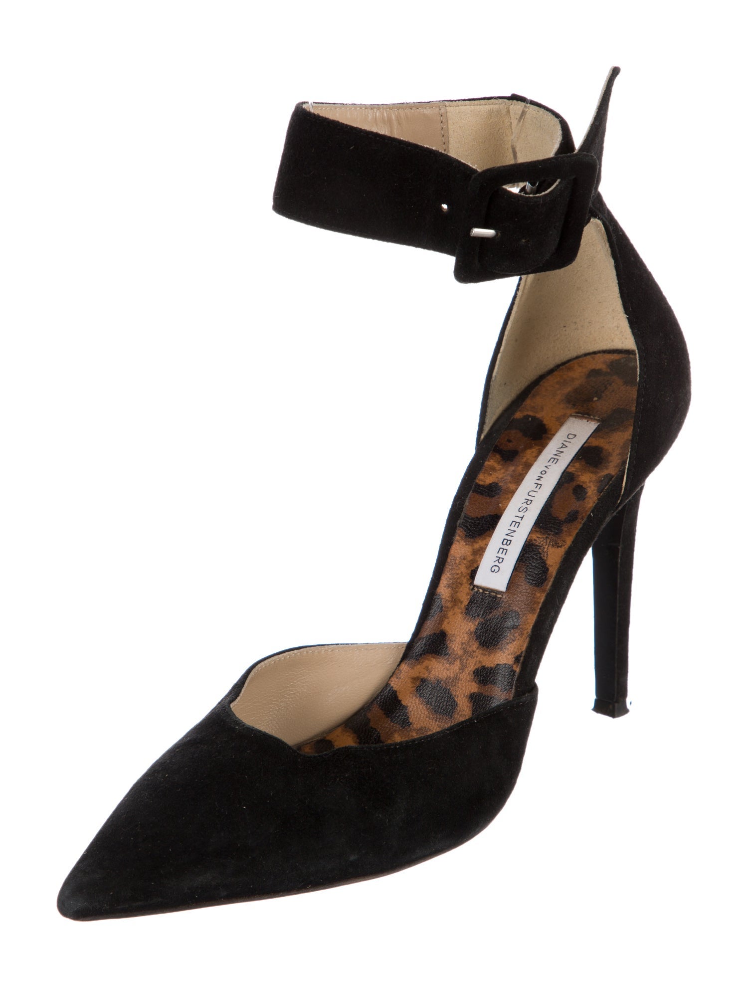 Diane von Furstenberg Suede D'Orsay Pumps