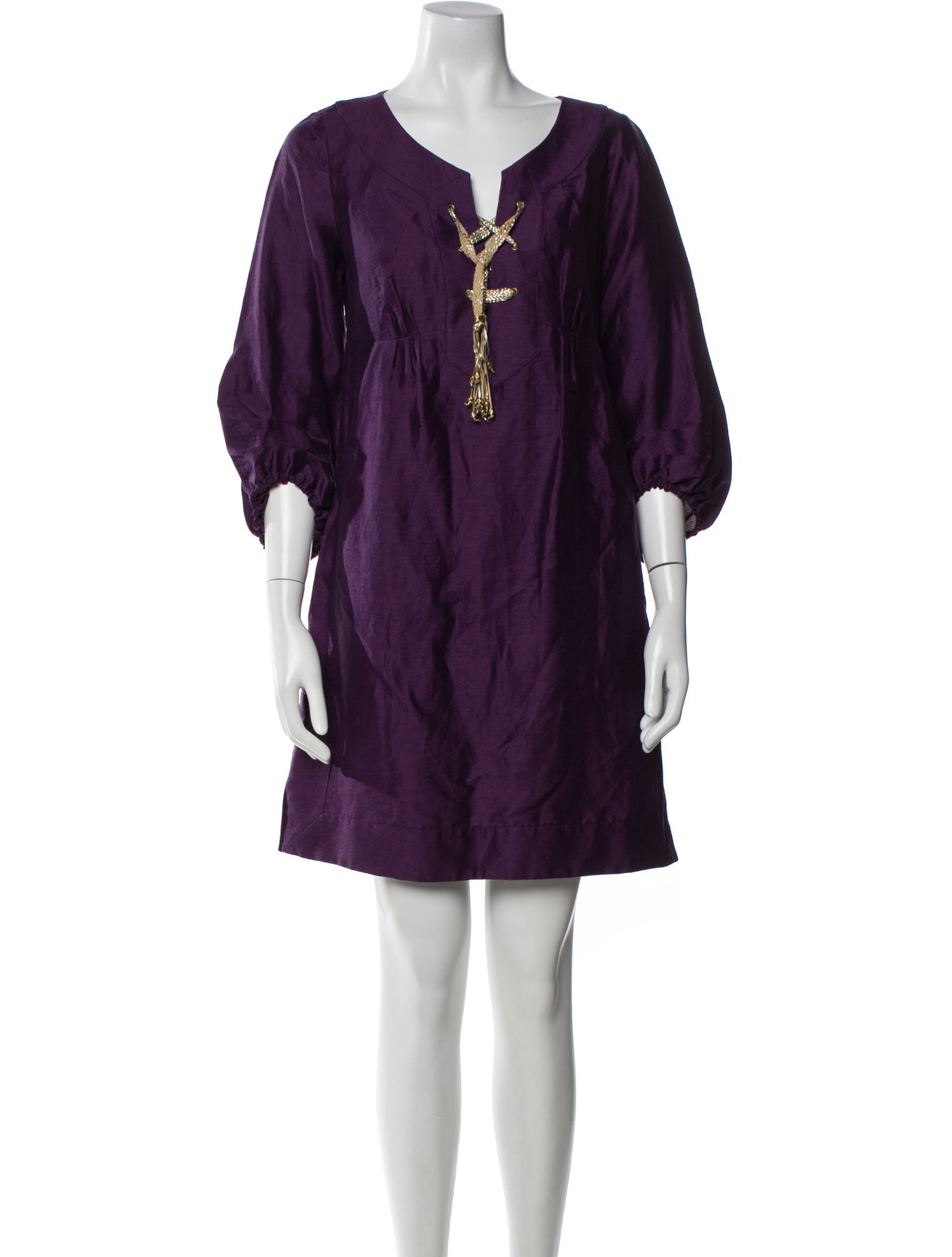 Diane von Furstenberg Linen Mini Dress