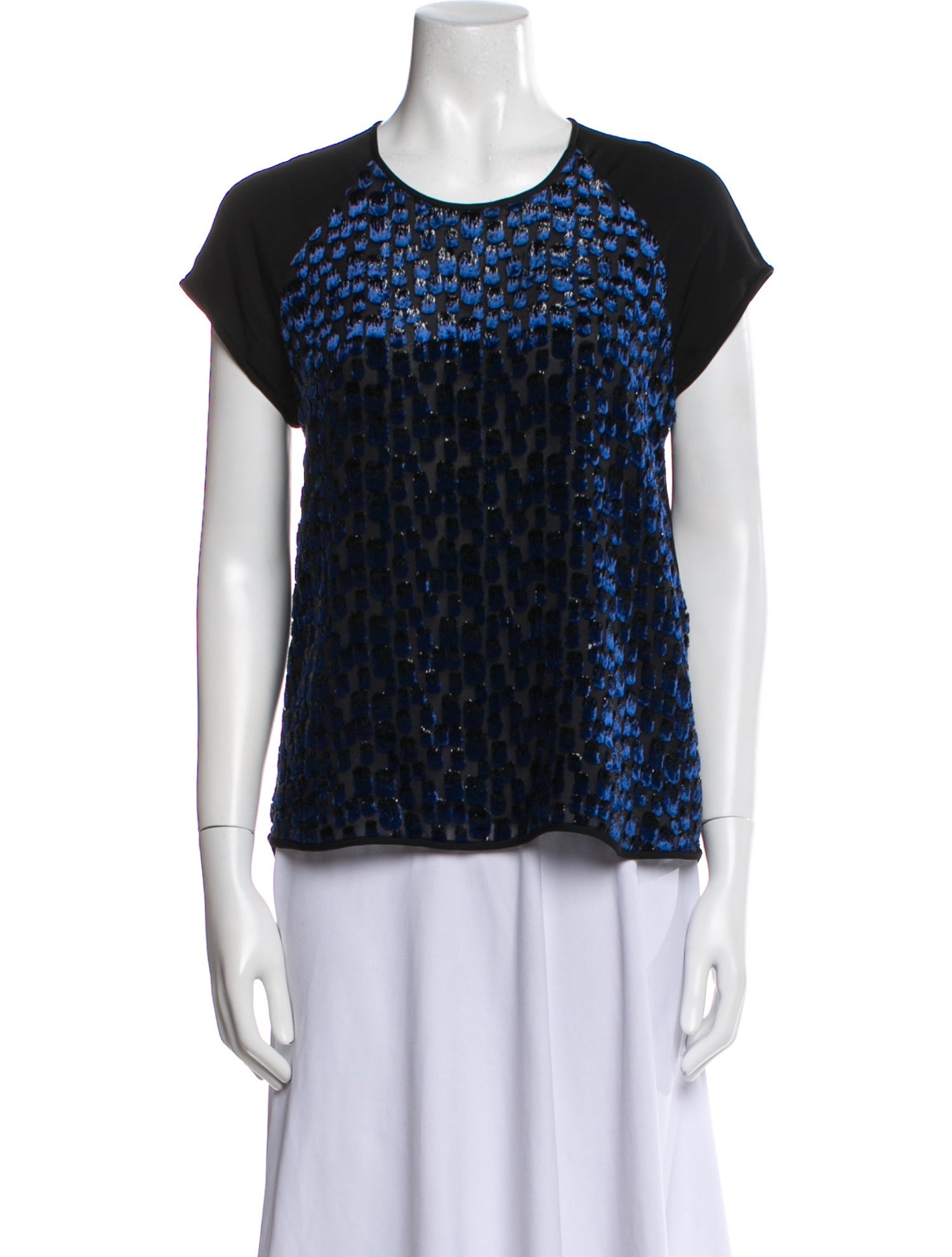 Diane von Furstenberg Printed Crew Neck T-Shirt