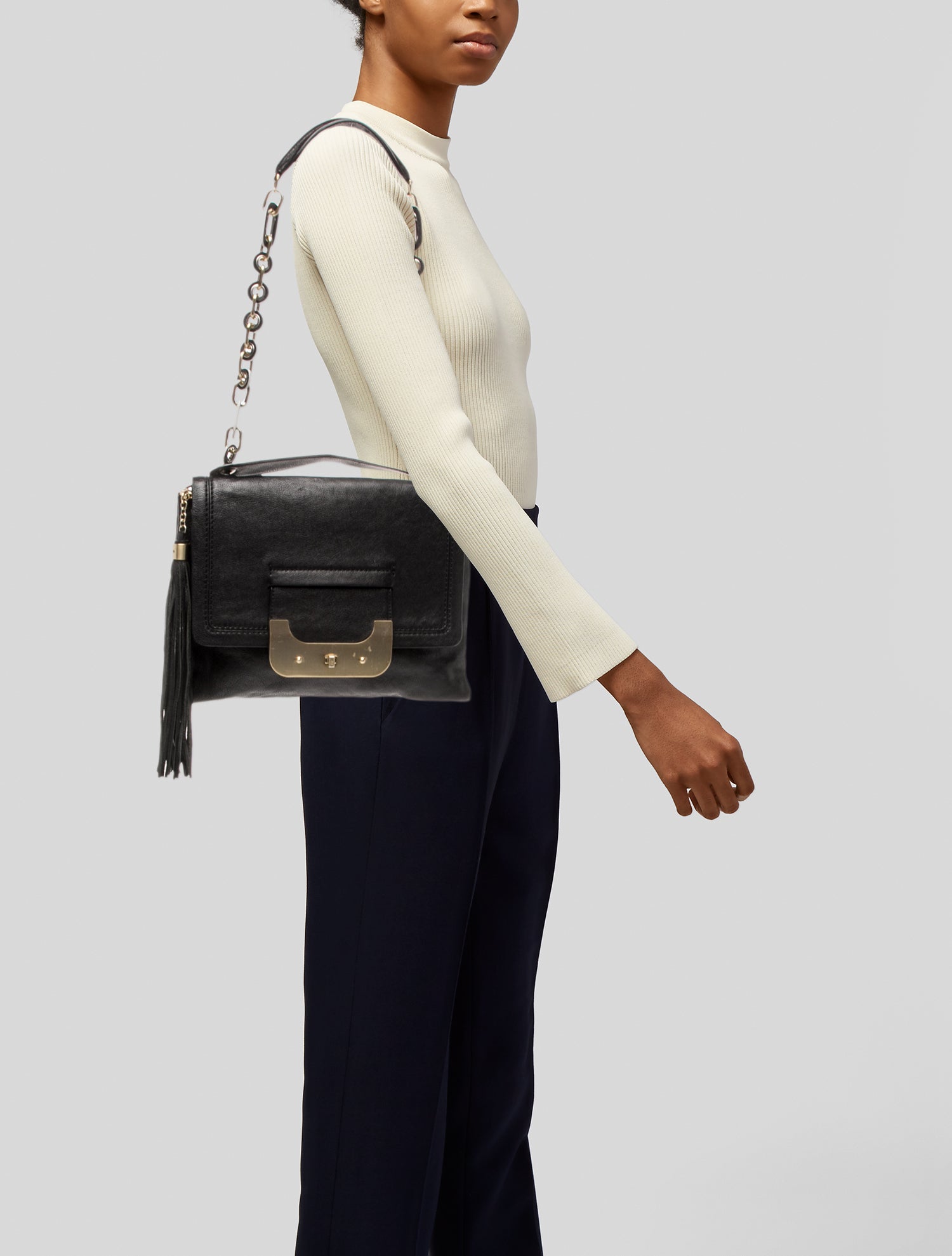 Diane von Furstenberg Leather Shoulder Bag
