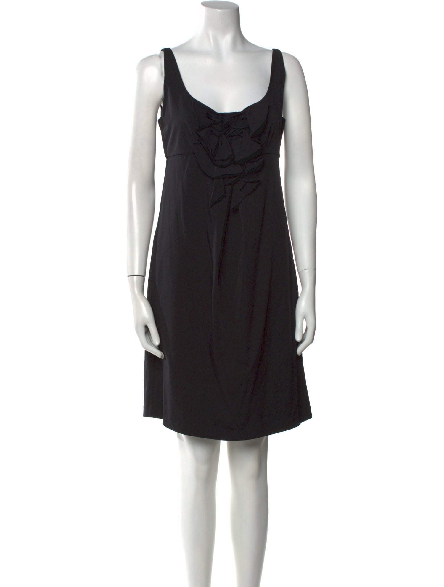 Diane von Furstenberg Scoop Neck Mini Dress