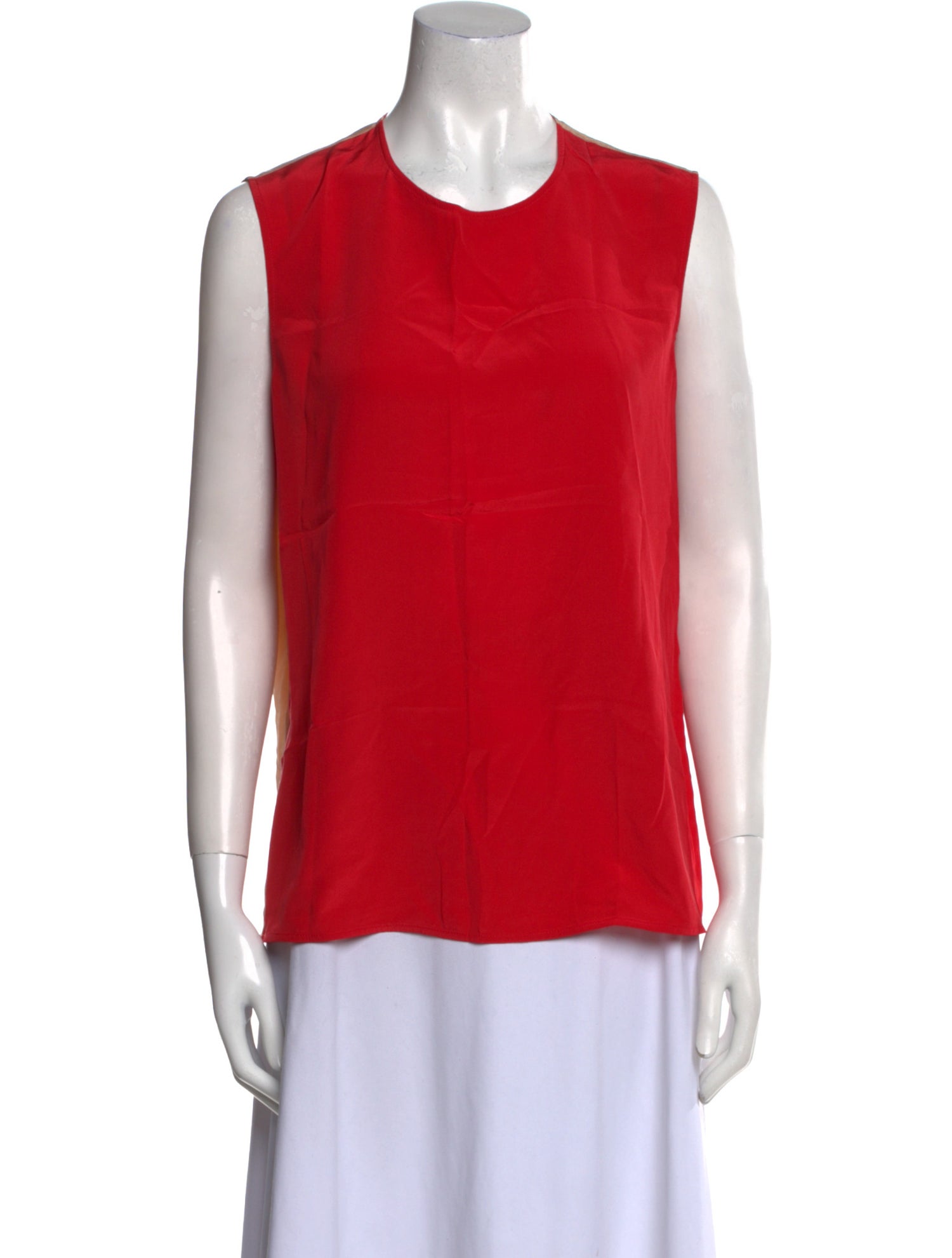 Diane von Furstenberg Silk Crew Neck Top