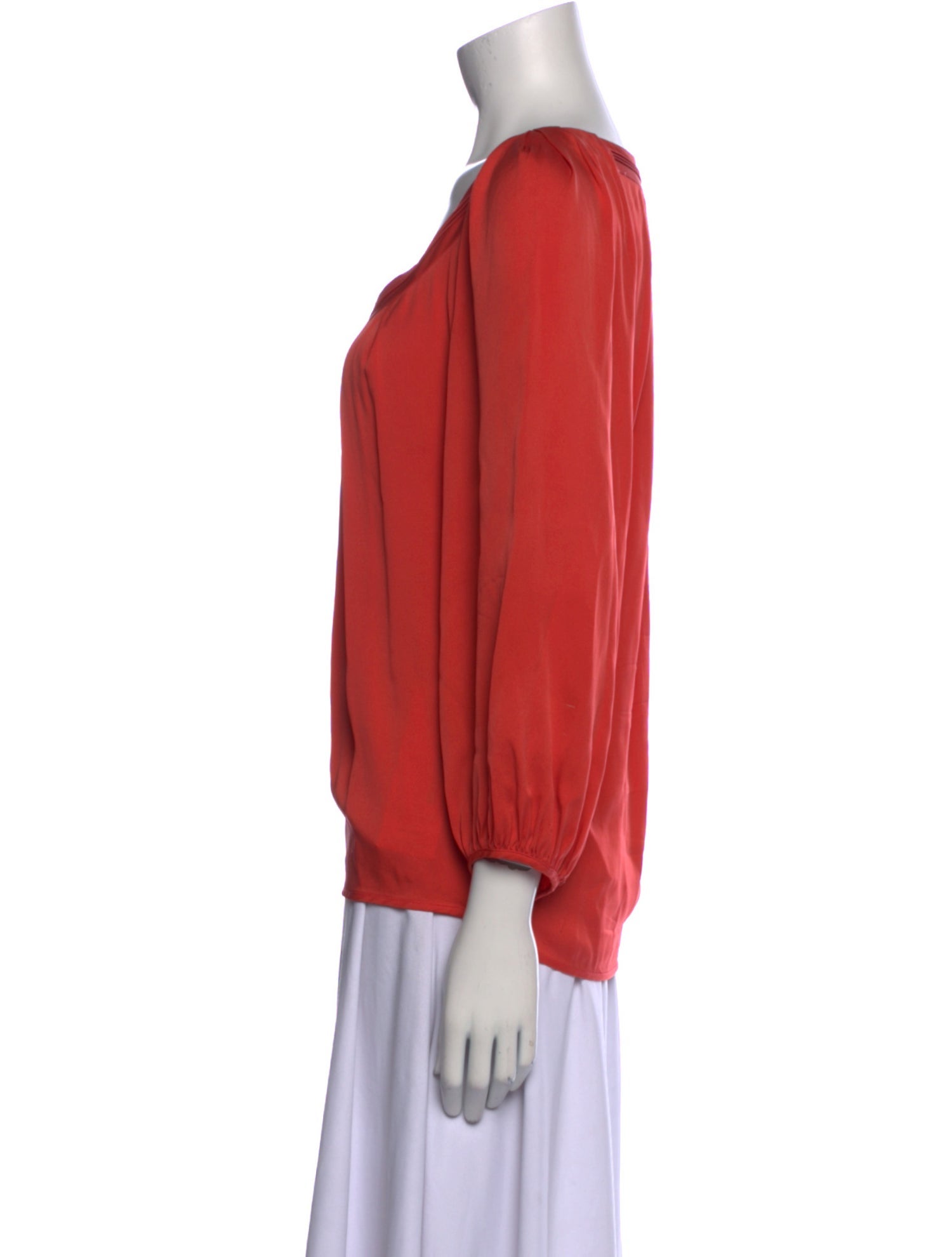 Diane von Furstenberg Silk V-Neck Blouse