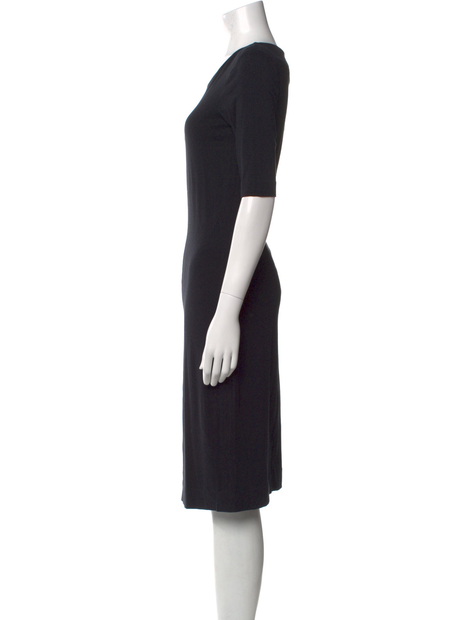 Diane von Furstenberg Scoop Neck Knee-Length Dress