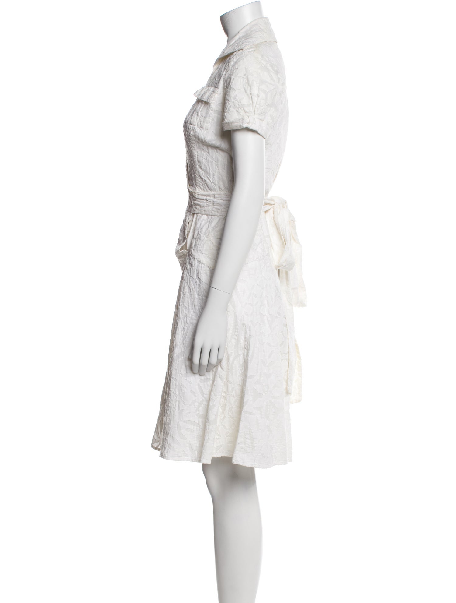 Diane von Furstenberg V-Neck Knee-Length Dress