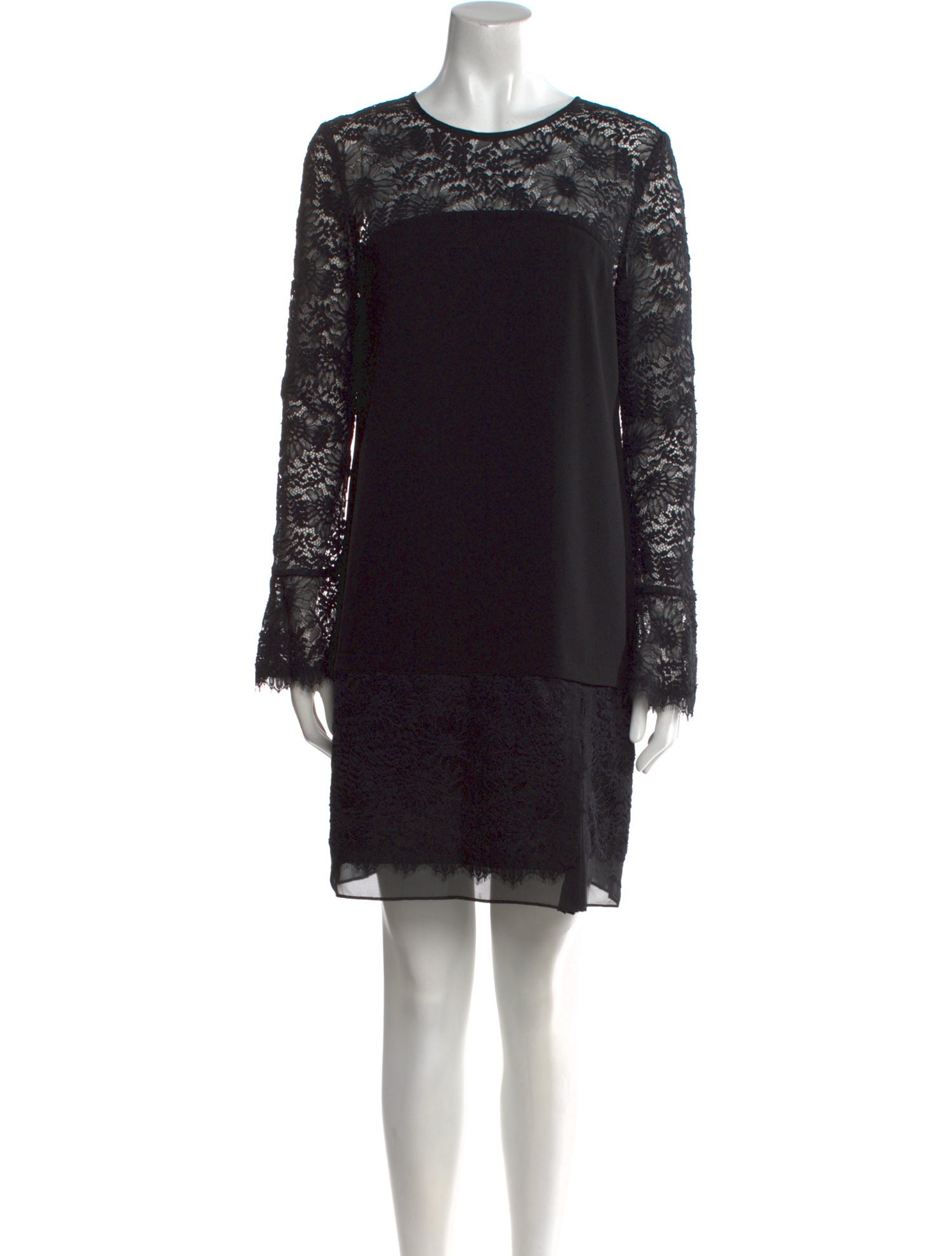 Diane von Furstenberg Lace Pattern Mini Dress