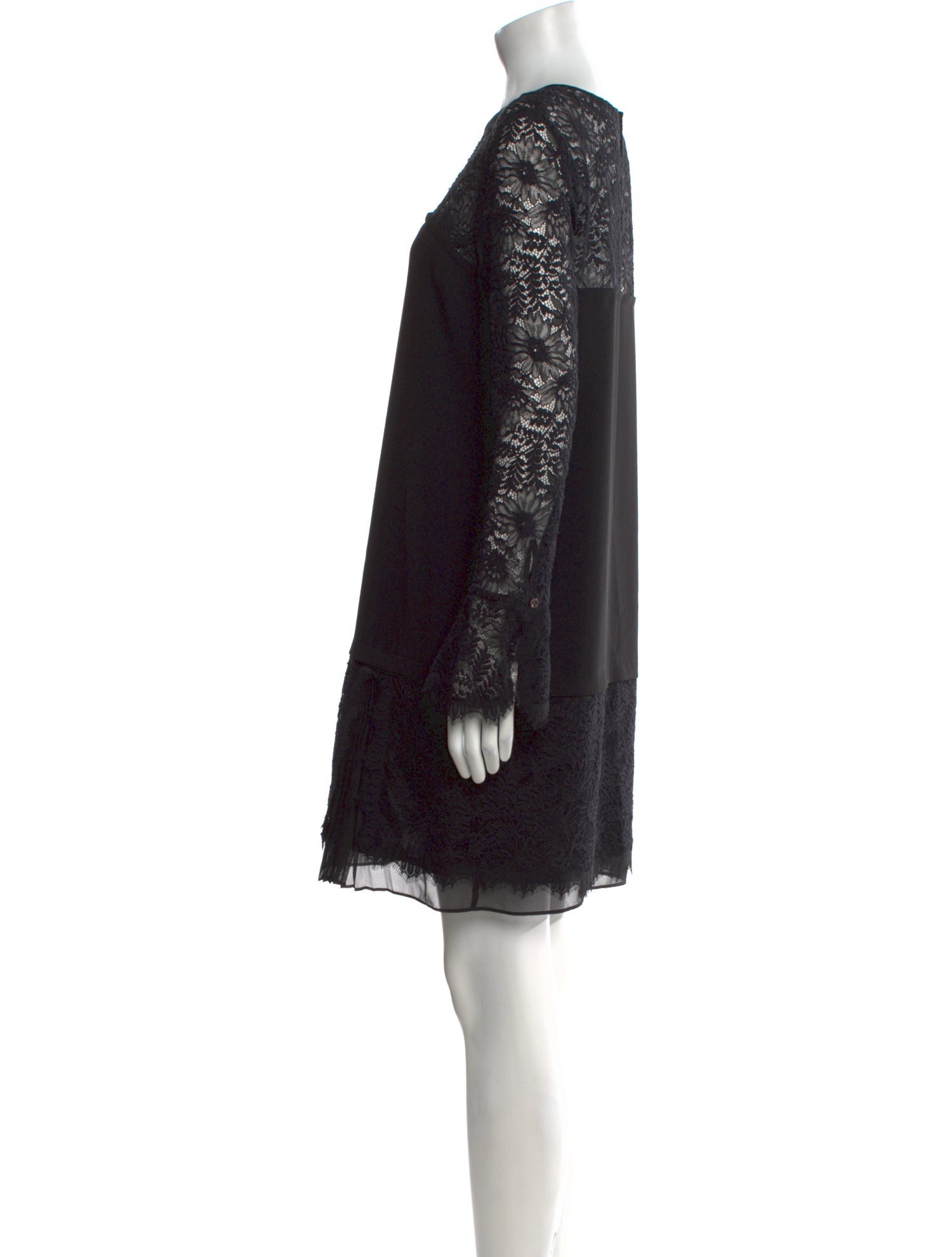 Diane von Furstenberg Lace Pattern Mini Dress
